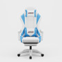 Gaming Chair, Ergonomic Seat - Chaise de gaming ergonomique – vérin gaz classe 4 – antiexplosion – repose-pieds inclus, wholesal