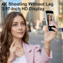 Projecteur, Écran, Display - Adaptateur de projection sans fil pour smartphone – selfie avec retouche beauté – magnétique – live