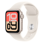 Montre Connectée, Smartwatch - Montre Connectée Apple Watch Series SE 3 GPS 40mm Aluminium Stellaire Avec Bracelet Sport S/M - N