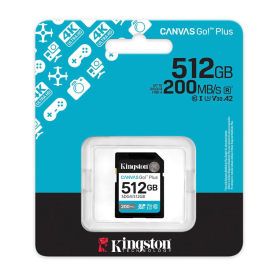 Carte SD, Mémoire Flash - Carte mémoire Kingston Canvas Go+ 512 Go - SDG4/512GB, prix de gros.