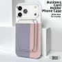 Housse, Étui - Coque de Protection pour iPhone – PC – avec porte-cartes magnétique puissant – insertion latérale – gris, prix de