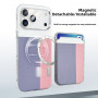 Coque Protection iPhone - PC - Porte-cartes Magnétique Violet | Etech-Parts