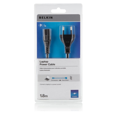 Adaptateur Secteur, Câble Électrique - Cordon d'Alimentation - C7-Euro 1.8M - Noir BELKIN - F3A218cp1.8M-P, prix de gros.