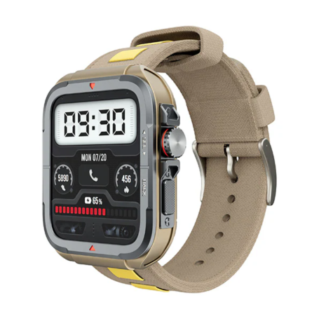 Smartwatch, Tracker - Montre Connectée - Udfine Watch GT Jaune du désert U23YEL04GL, prix de gros.