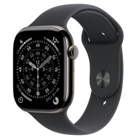 Smartwatch, Gadget, Wearable - Montre Connectée Apple Watch Series 11 GPS 46mm Titanium Ardoise avec Bracelet Sport M/L - Neuf, 