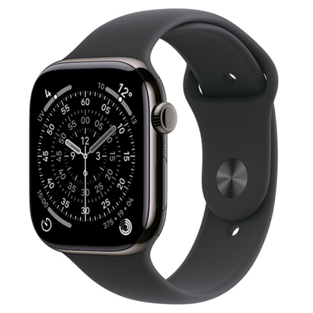 Smartwatch, Wearable - Connected Watch Apple Watch Series 11 GPS 46mm Titanium Slate with Sport Band M/L - New, wholesale price