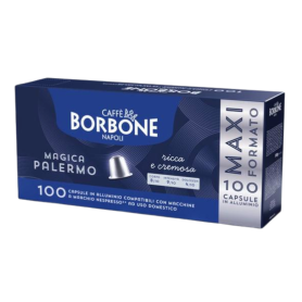 Café, Espresso - Capsules Alluminio Borbone Compatible avec Nespresso Magica Palermo 100pcs, prix de gros.
