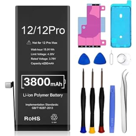 Batterie, Accumulateur - Batterie A2479 3800mAh iPhone 12 / 12 Pro avec Outils, prix de gros.