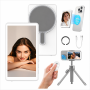 Projecteur, Écran, Display - Adaptateur de projection sans fil pour smartphone – selfie avec retouche beauté – magnétique – live