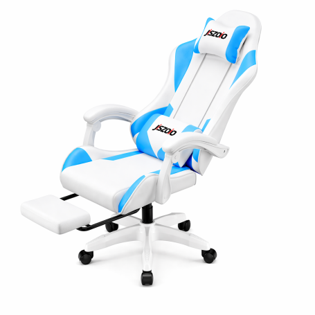 Gaming Chair, Ergonomic Seat - Chaise de gaming ergonomique – vérin gaz classe 4 – antiexplosion – repose-pieds inclus, wholesal