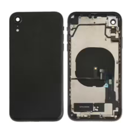 Mobile Shell, Housing - Complete iPhone XR Black Chassis - Charge Connector Without Battery (Original Disassembled) - Grade A, w