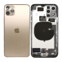 Back Glass - copy of Back Cover Housing iPhone 11 Pro Gold - Charging Connector without Battery (Original Dismantled) Grade AB,