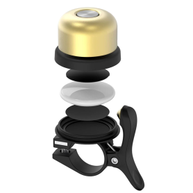 Accessoire Vélo, Avertisseur - Sonnette de Vélo Micflip P20 - Compatible Apple AirTag - Or, prix de gros.