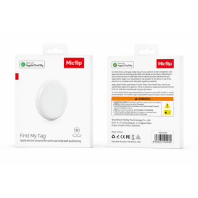 Traceur, Balise GPS - Localisateur d'objet Micflip P07 - Compatible Apple Find My - Blanc, prix de gros.