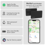 Object Tracker, GPS Finder - Locator of Object Micflip P055 - Format card 2.6 mm - Compatible Apple Find My - Black, wholesale p
