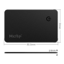 Object Tracker, GPS Finder - Locator of Object Micflip P055 - Format card 2.6 mm - Compatible Apple Find My - Black, wholesale p