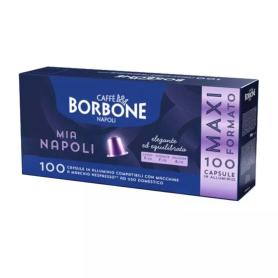 Capsules Alluminio Borbone Nespresso MIA NAPOLI 100pcs | Etech-Parts