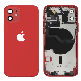 Coque, Boîtier, Structure - Châssis Complet iPhone 12 Rouge - Connecteur de Charge sans Batterie (Origine Demonté) Grade A, prix