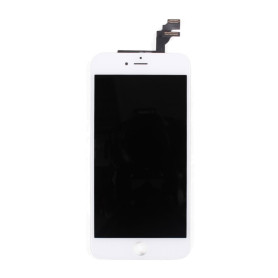 Ecran iPhone 6 Blanc Démonté du Téléphone - LCD RETINA ORIGINAL + Vitre Tactile sur Chassis