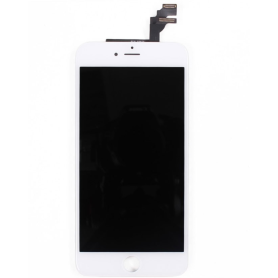 Ecran iPhone 6 Plus Blanc/Noir Démonté du Téléphone - LCD RETINA ORIGINAL + Vitre Tactile sur Chassis (Démonté)