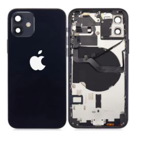 Coque, Boîtier - Châssis Vide iPhone 12 Noir Avec Magsafe(Origine Demonté) Grade B, prix de gros.