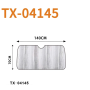 Sunshade, Visor - Car Sunshade Interior Car Accessories and LED Car Bulbs 140 x 70 cm CIAOBOSI TX-04145, wholesale price