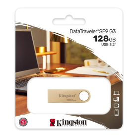 Clé USB Kingston Pendrive 128 Go DTSE9G3/128GB - Or | Etech-Parts
