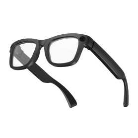 Lunettes connectées, Smart glasses - Lunettes intelligentes IA - Caméra 8 MP - Traduction IA multilingue - Appels audio et vidéo