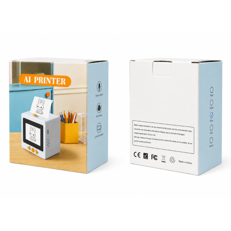 Imprimante portable, Imprimante compacte - Mini Imprimante IA - Bleu, prix de gros.