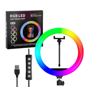 Lighting Equipment - MJ36 RGB LED Ring with Stand 35*35CM, wholesale price