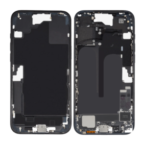 Châssis iPhone 16E Connecteur Charge Noir Grade B | Etech-Parts