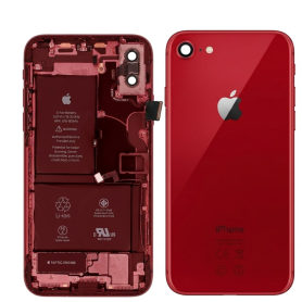 Châssis, Cadre - Châssis Complet iPhone 7 Rouge - Connecteur de Charge + Batterie (Origine Demonté) Grade B, prix de gros.
