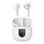 Earbuds, Headphones - XSSIVE XSS-TWS19W ENC+Display Bluetooth Earphones - White, wholesale price