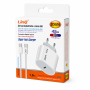 Charger, Power Adapter - LinQ CC4516 45W Fast Charger Kit with 1M USB-C to USB-C Cable, wholesale price