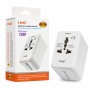 Chargeur, Convertisseur - Adaptateur Universel Secteur Voyage USA / EU / AU / UK LinQ ATQ2359 - Blanc, prix de gros.