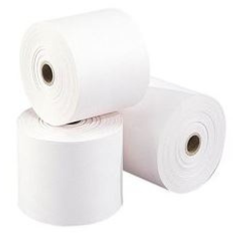 Receipt Rolls, Register Paper - Thermal Paper without BPA 57x46x12mm for Cash Register Receipts - 50 Rolls, wholesale price