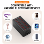 Charging Hub, Power Station - 14-Port USB Desktop Charger 105W Smart Fast Charging 5V 2.4A - White, wholesale price