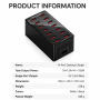Chargeur USB 14 Ports 105W Charge Rapide | Etech-Parts