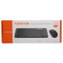 Keyboard, Mouse - XSSIVE Wireless Keyboard and Mouse Set XSS-KMSET3 – QWERTY – Black, wholesale price