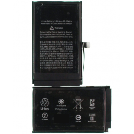 Batterie iPhone XS Max avec Adhésifs - Pure Cobalt (ECO)