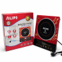 Plaque, Cuisinière - Plaque de Cuisson à Induction ALIPO RA-8 2200W Éclairage Bleu - Rouge/Noir, prix de gros.