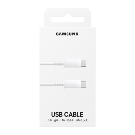 Câble Type-C Samsung 5A 100W Blanc | Etech-Parts