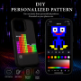 Phone Cover, Mobile Case - iPhone Protective Case with Customizable LED Screen, Animations, Music, Black, wholesale price