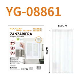 Filet Anti-Insectes, Protection Fenêtre - Moustiquaire 150 x 180cm CIAOBOSI YOUGOU KEJI YG-08861, prix de gros.