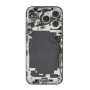 Châssis, Cadre, Structure - Châssis iphone 17 Pro eSim - Connecteur de Charge sans Vitre Arrière sans Batterie Blanc (Original D