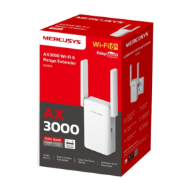 Amplificateur, Extenseur - Adaptateur Répéteur WiFi 6 AX3000 Mercusys ME80X, prix de gros.