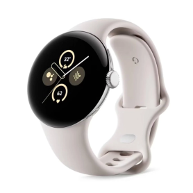 Smartwatch, Wearable - Google Pixel Watch LTE Silver 41mm with Chalk Band - Like New, wholesale price