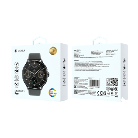Smartwatch, Wearable - Montre Connectée Devia Smart Watch Pro 6 - Noir, prix de gros.