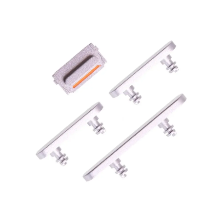 Pièce de rechange, Composant - Bouton Power / Volume iPhone 14 Mauve, prix de gros.