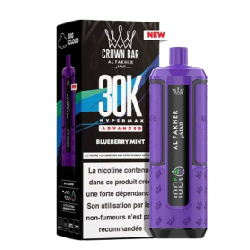 Cigarette électronique, Vape - Vapoteuse E-Liquide Rechargeable - AL FAKHER - 30000 Puffs - Myrtille acidulee et framboise, prix